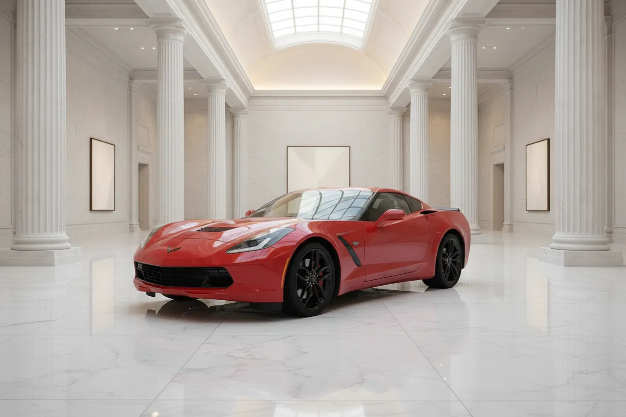 The dealer showroom live before departure